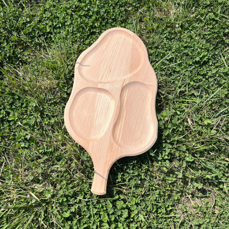 Platou Lemn Masiv Model Frunza 1 [2]