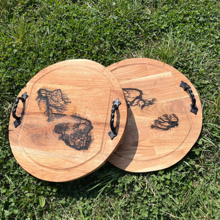 Platou Servire Lemn 40cm Diametru [1]