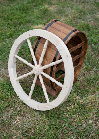 Roata Ornamentala Lemn Rasinoase 40-80cm [2]