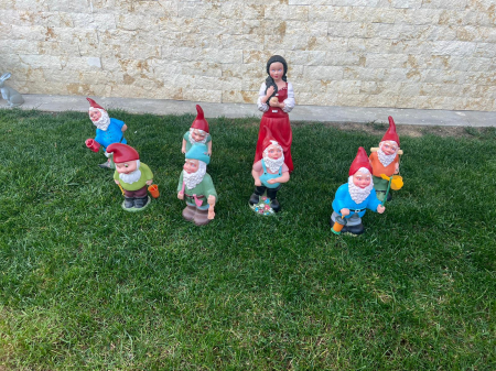 Set 8 Figurine Gradina Alba ca Zăpada si Pitici din Cauciuc [1]