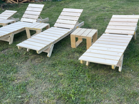 Sezlong Din Lemn Rasinoase [3]