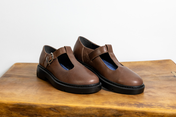 Mary Jane Cognac – Piele Naturală [3]