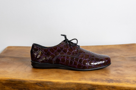 Pantofi de dama - Mocasini Burgundy Comfort