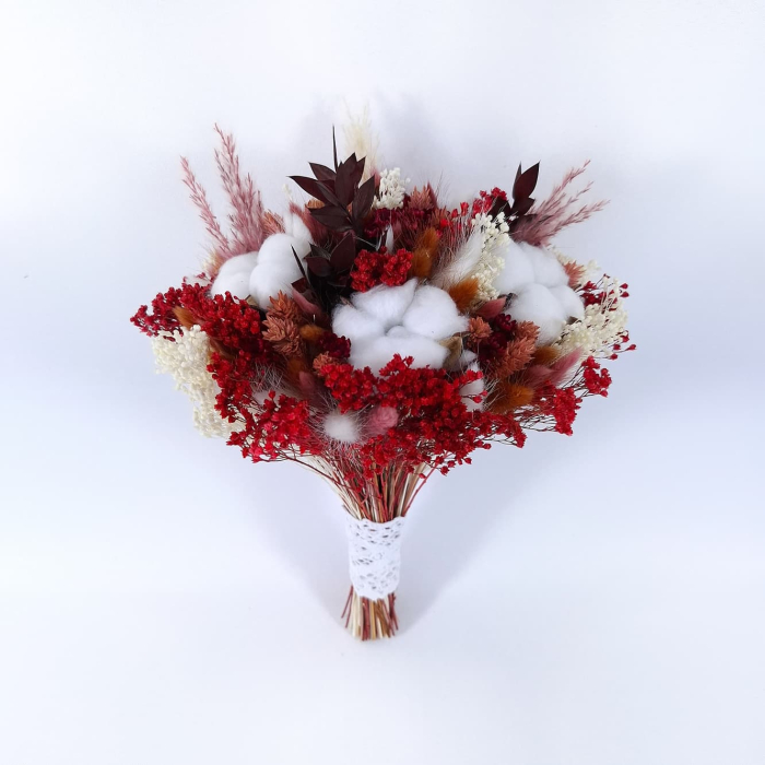 buchet-mireasa-flori-de-bumbac-handmade-livrare-gratuita-infinity. [2]