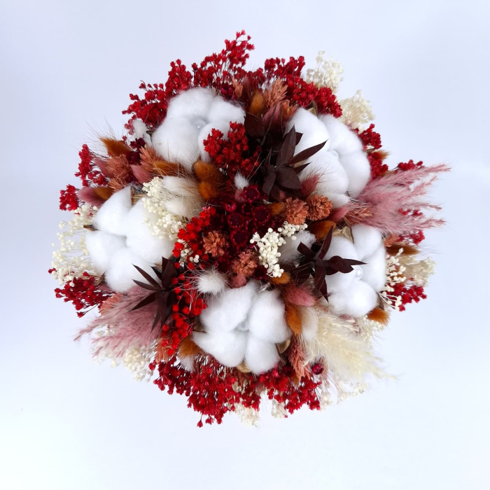 buchet-mireasa-flori-de-bumbac-handmade-livrare-gratuita-infinity. [4]