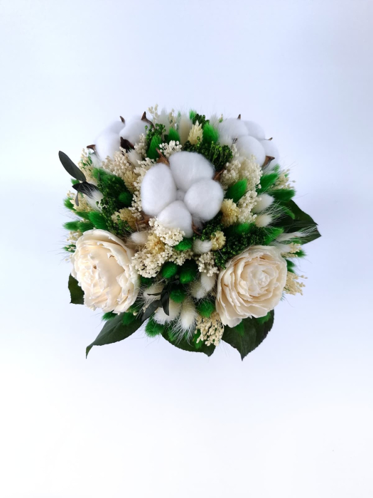 buchet-mireasa-flori-de-bumbac-handmade-livrare-gratuita-infinity. [4]