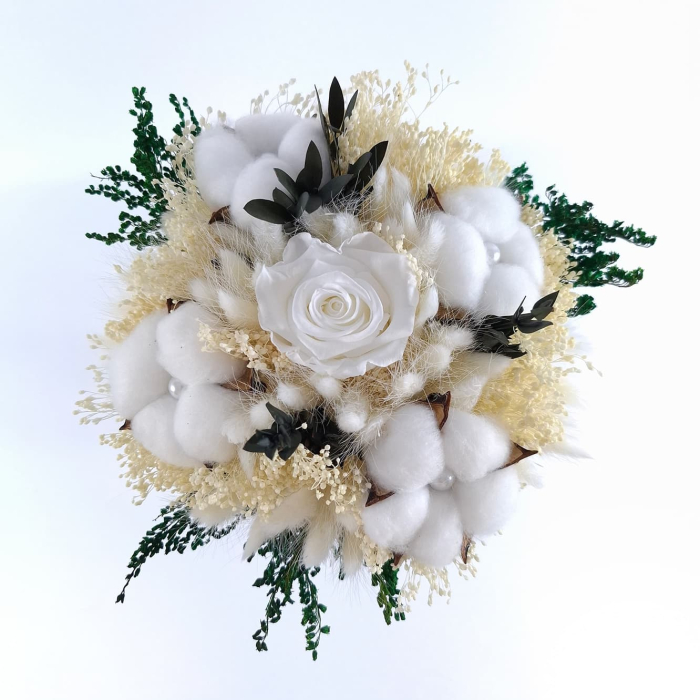 buchet-mireasa-flori-de-bumbac-handmade-livrare-gratuita-infinity. [3]