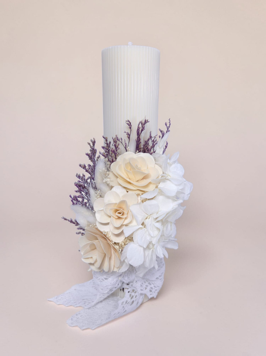 Lumanare Botez -Hortensie Criogenata-livrare-gratuita-atelierul-floral-infinity. [3]