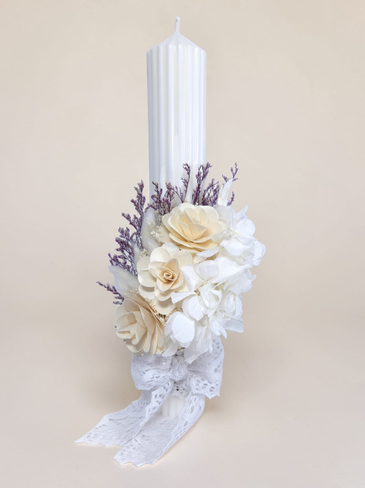 Lumanare Botez -Hortensie Criogenata-livrare-gratuita-atelierul-floral-infinity. [3]