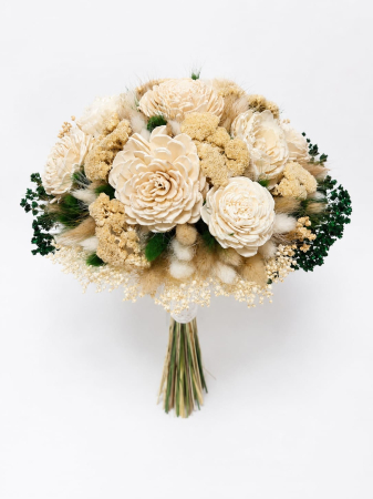 Buchete Mireasă și Nașă - buchet-mireasa-flori-criogenate-si-uscate-handmade-livrare-gratuita-infinity.