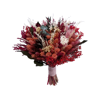 Buchete Mireasă și Nașă - buchet-mireasa-flori-criogenate-si-uscate-handmade-livrare-gratuita-infinity.