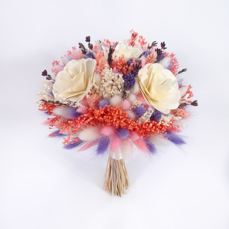 Buchete Mireasă și Nașă - buchet-mireasa-flori-criogenate-handmade-livrare-gratuita-infinity.