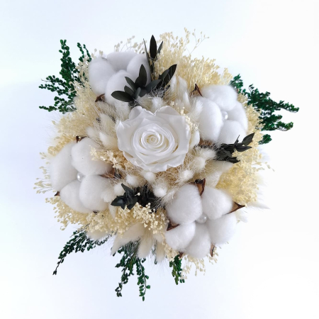 buchet-mireasa-flori-de-bumbac-handmade-livrare-gratuita-infinity. [2]