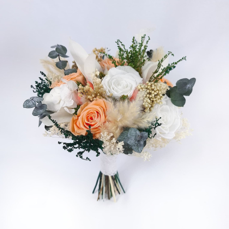 Buchete Mireasă și Nașă - buchet-mireasa-flori-criogenate-handmade-livrare-gratuita-infinity.