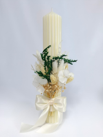 Lumanare Botez -flori criogenate si uscate-livrare-gratuita-atelierul-floral-infinity. [3]