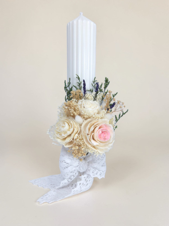 Lumanare Botez -Trandafiri Ming-livrare-gratuita-atelierul-floral-infinity. [2]