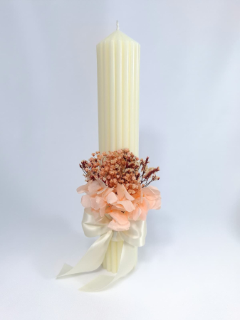 Lumanare Botez -flori criogenate si uscate-livrare-gratuita-atelierul-floral-infinity. [1]