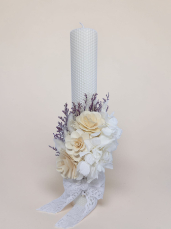 Lumanare Botez -Hortensie Criogenata-livrare-gratuita-atelierul-floral-infinity. [1]