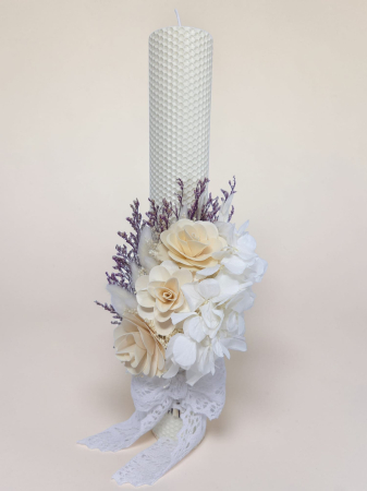 Lumanare Botez -Hortensie Criogenata-livrare-gratuita-atelierul-floral-infinity. [0]