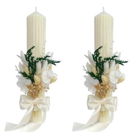 Lumânări de nuntă - lumanari-nunta-flori-criogenate-si-uscate-livrare-gratuita-atelierul-floral-infinity.