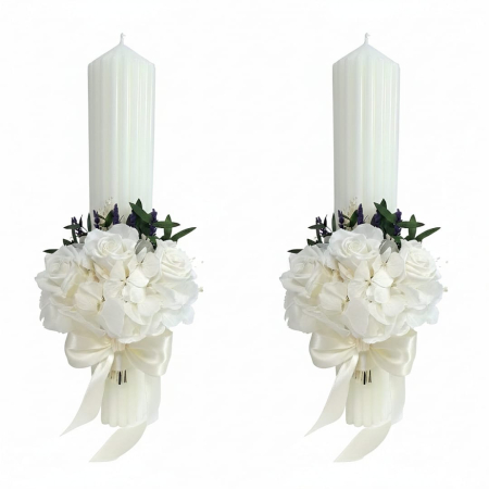 Lumânări de nuntă - lumanari-nunta-flori-criogenate-si-uscate-livrare-gratuita-atelierul-floral-infinity.