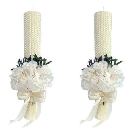 Lumânări de nuntă - lumanari-nunta-flori-criogenate-si-uscate-livrare-gratuita-atelierul-floral-infinity.