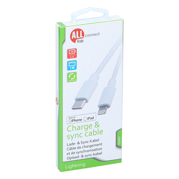ALL RIDE CABLU USB C LIGHTNING 1M [1]