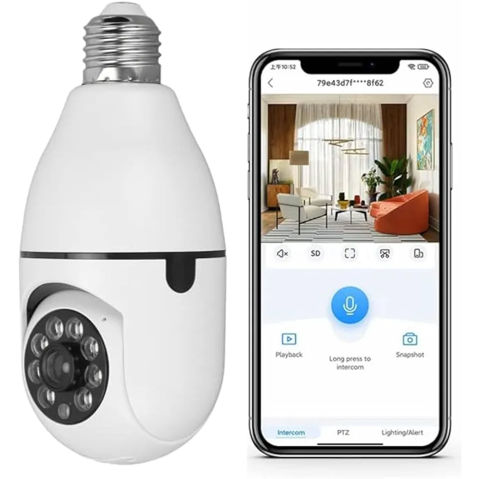 Camera de Supraveghere tip Bec WI-FI 3MP [1]