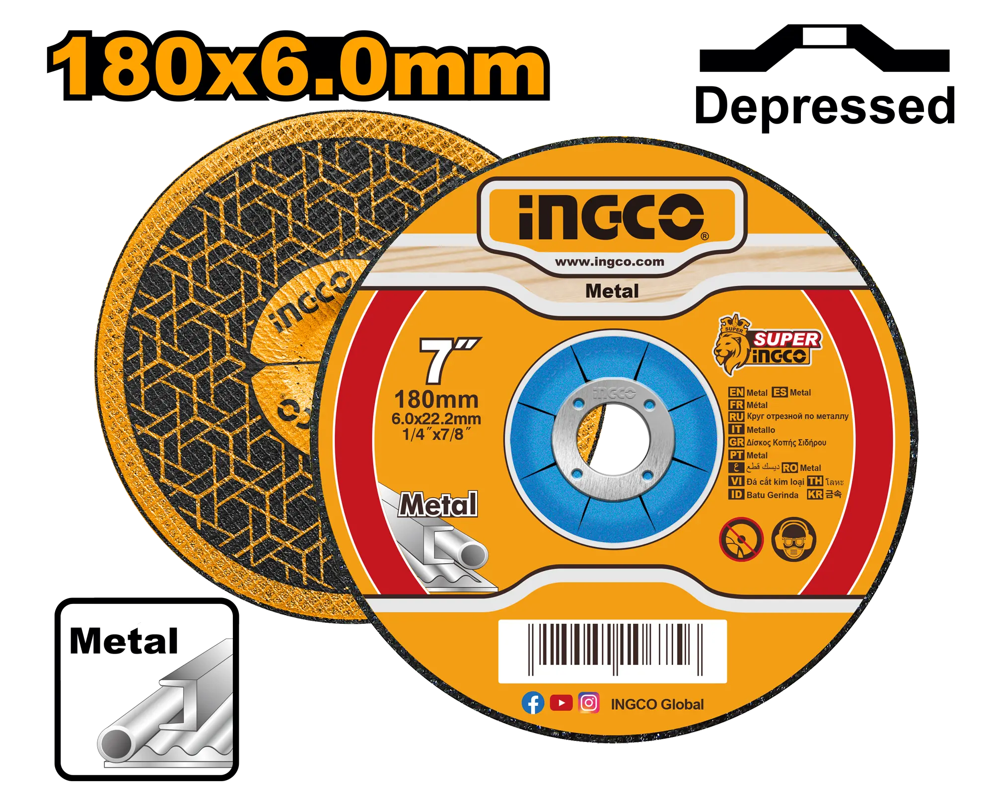 Disc Abraziv pentru Polizat 125x6.0mm INGCO [1]