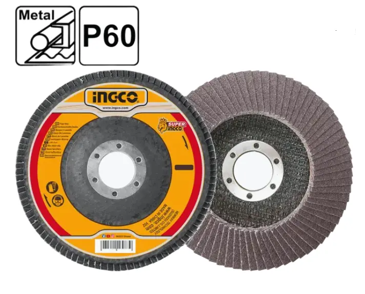 Discuri Lamelare pentru Slefuit 125mm Maro P60 INGCO [1]