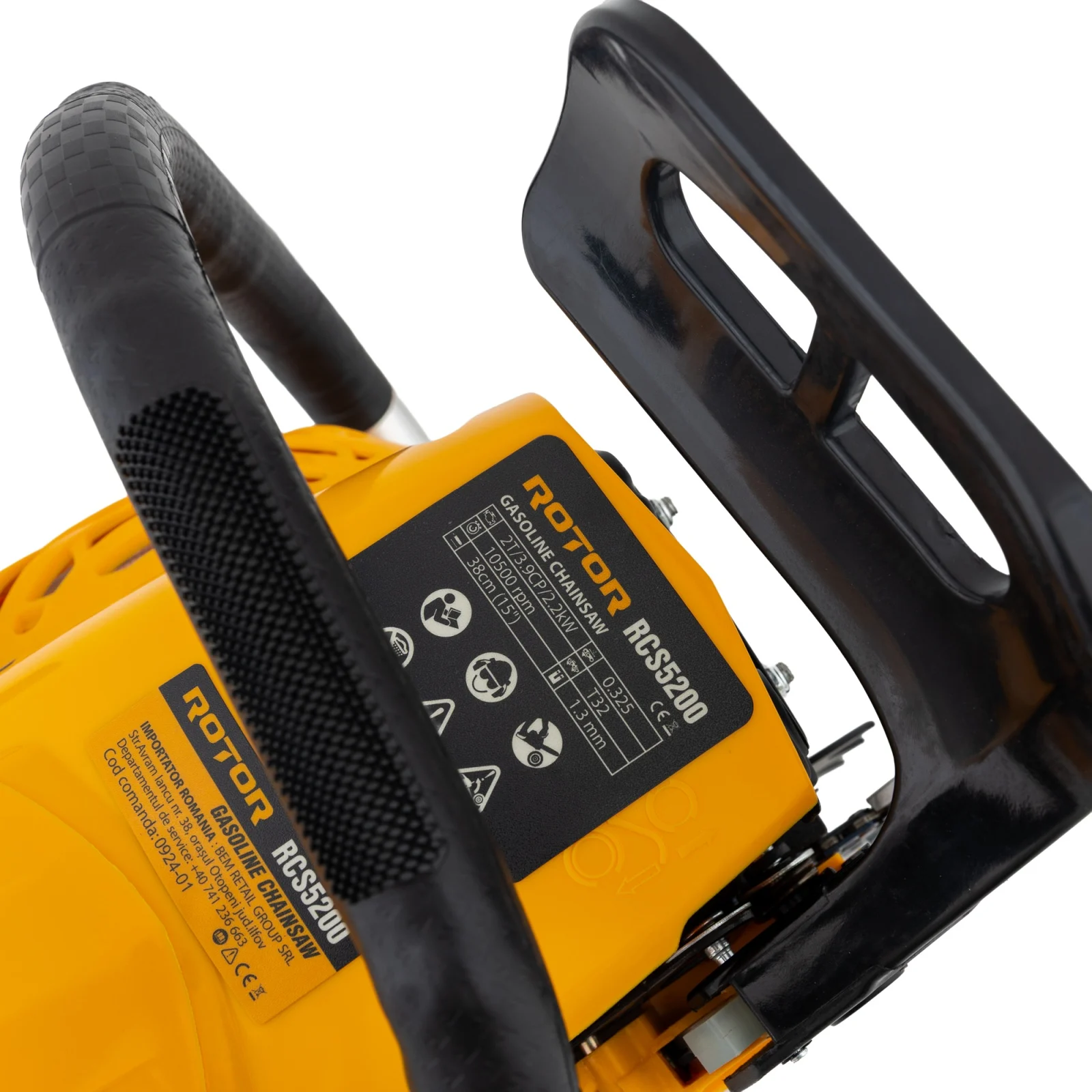 Drujba pe benzina Rotor RCS5200 , 2 kw-3,9CP, 10500 rot/min, Ungere Lant Automata [6]