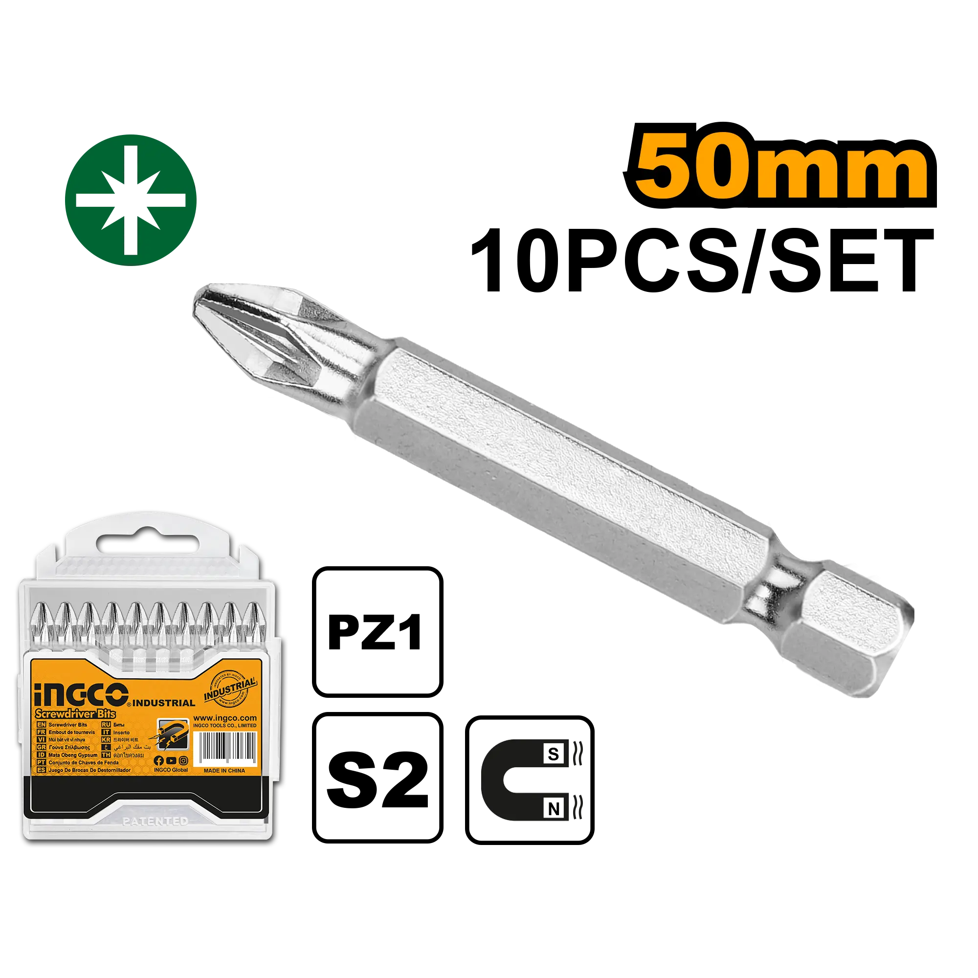 Set 10 Biti PZ2 50mm [1]