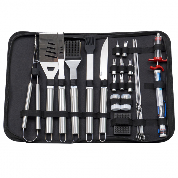 Set 23 Piese din Inox, pentru Gratar plus Borseta Depozitare [2]