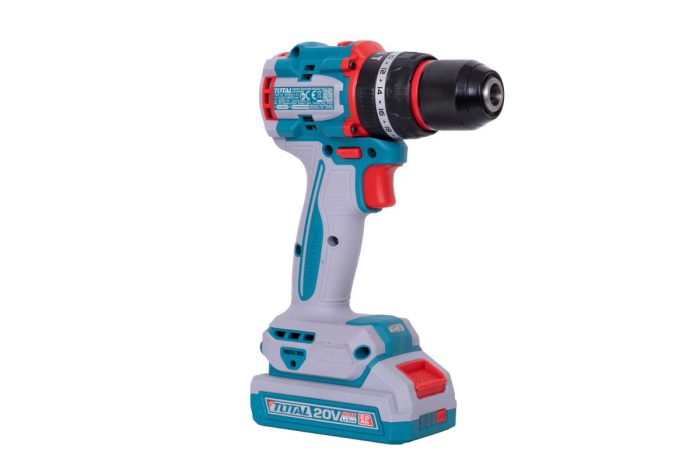 Trusa de Scule 165 Piese cu Masina de Gaurit si Insurubat cu Percutie 20V 66Nm, Acumulator 2.0Ah si Incarcator Total THKTHP11652E [7]