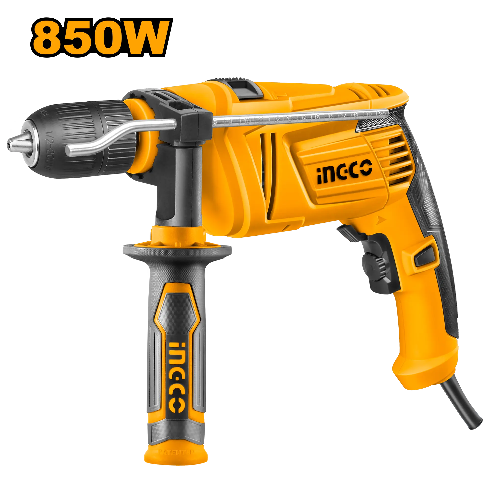 Scule Electrice - Bormasina INGCO 850W cu Impact Mandrina Automata