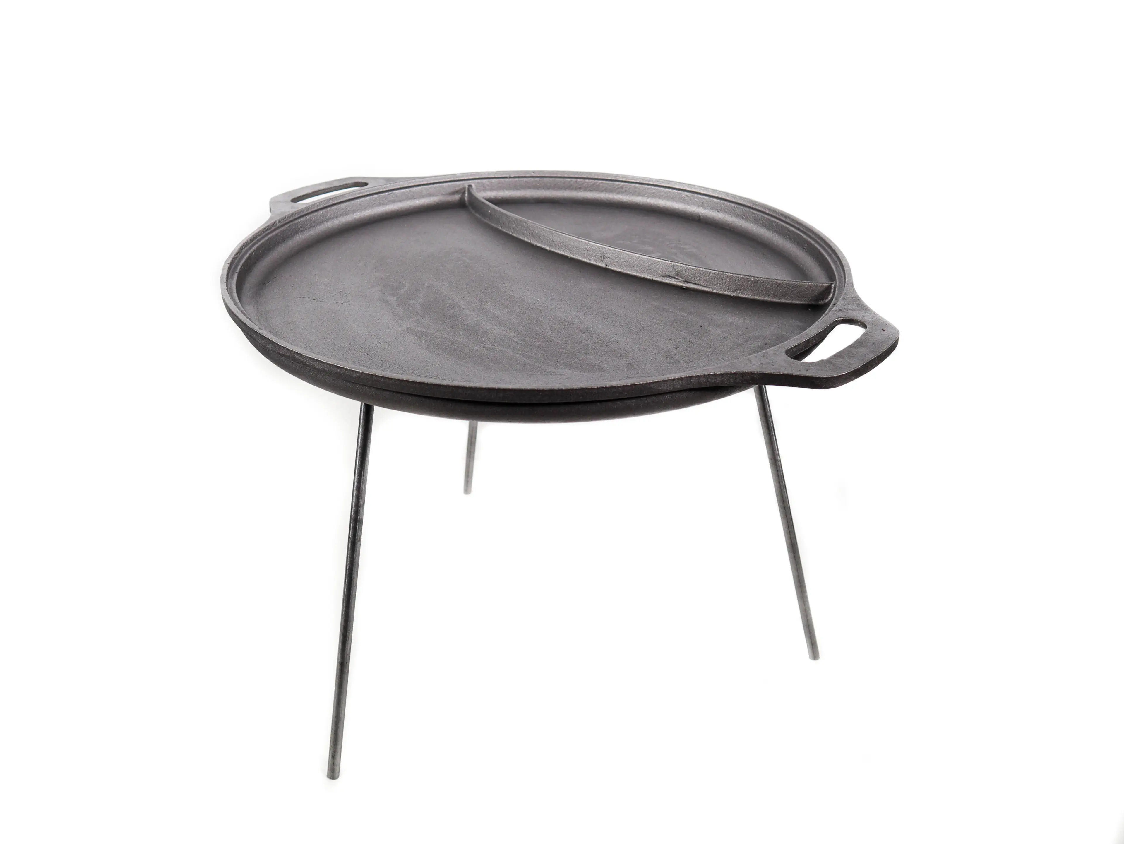 Casa si Gradina - Disc din Fonta pentru Gratar 50cm cu 3 Picioare