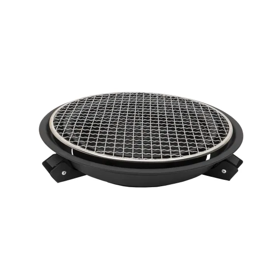 Gratar metalic pentru camping, pliabil, rotund, diametru 35cm [3]