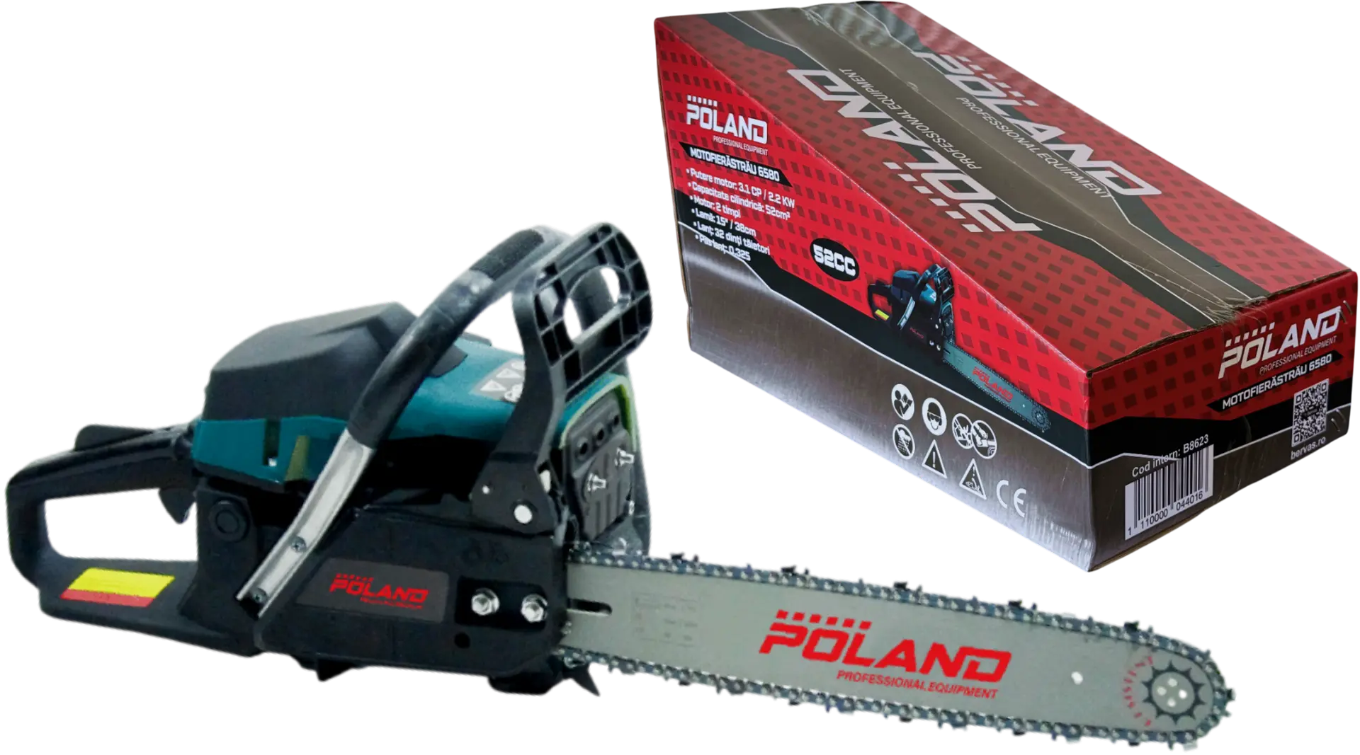 Scule  & Unelte - Motofierastrau 6580 Poland 3cp 50 cm³
