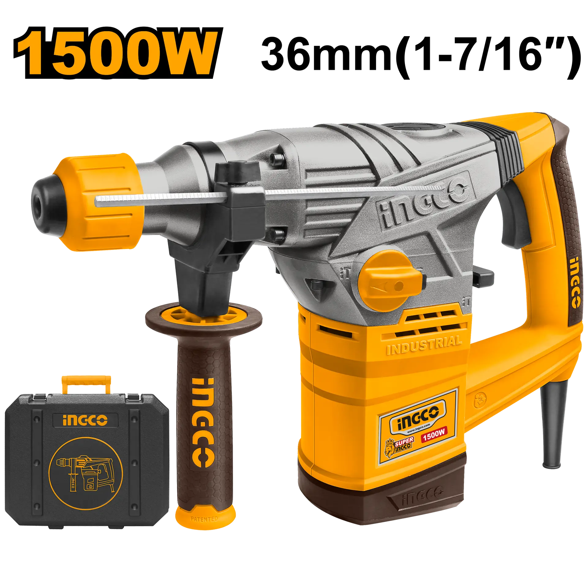 Rotopercutoare si Demolatoare - Picamer SDS 1500W cu 4 Functii Ingco RH15008