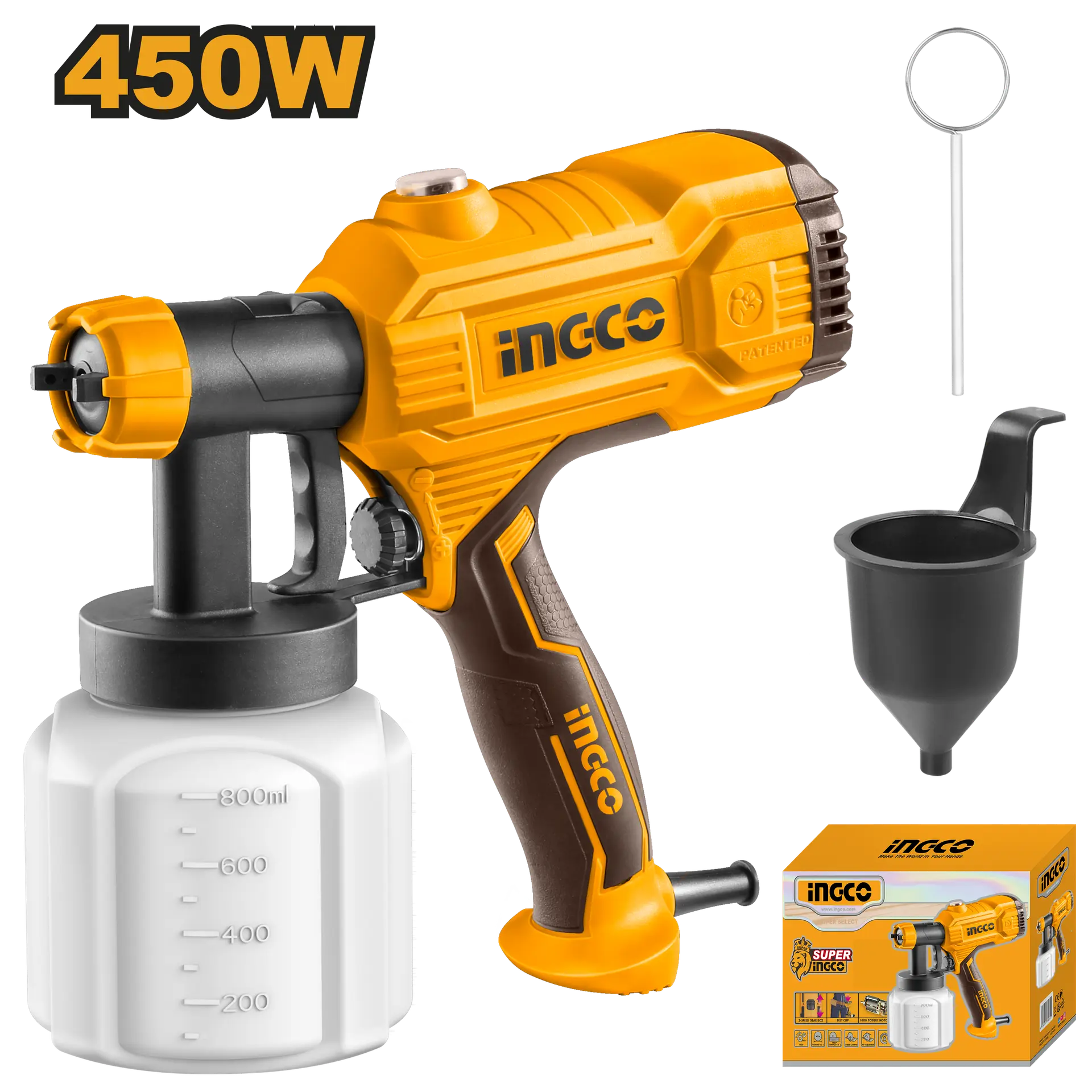 Scule Electrice - Pistol Electric pentru Vopsit 450W INGCO