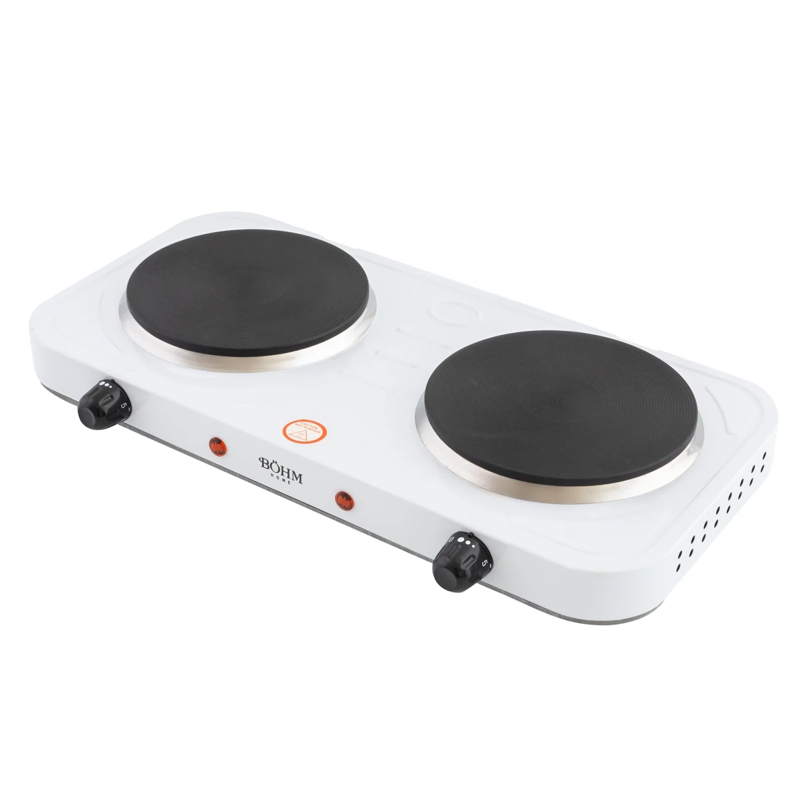 Plită electrică dublă BÖHM BE-H-004L-W Alb 2000W [1]