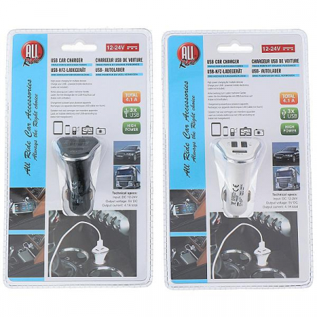 Accesorii Telefon - Ștecher cu port 3 Usb 4.1A - All Ride