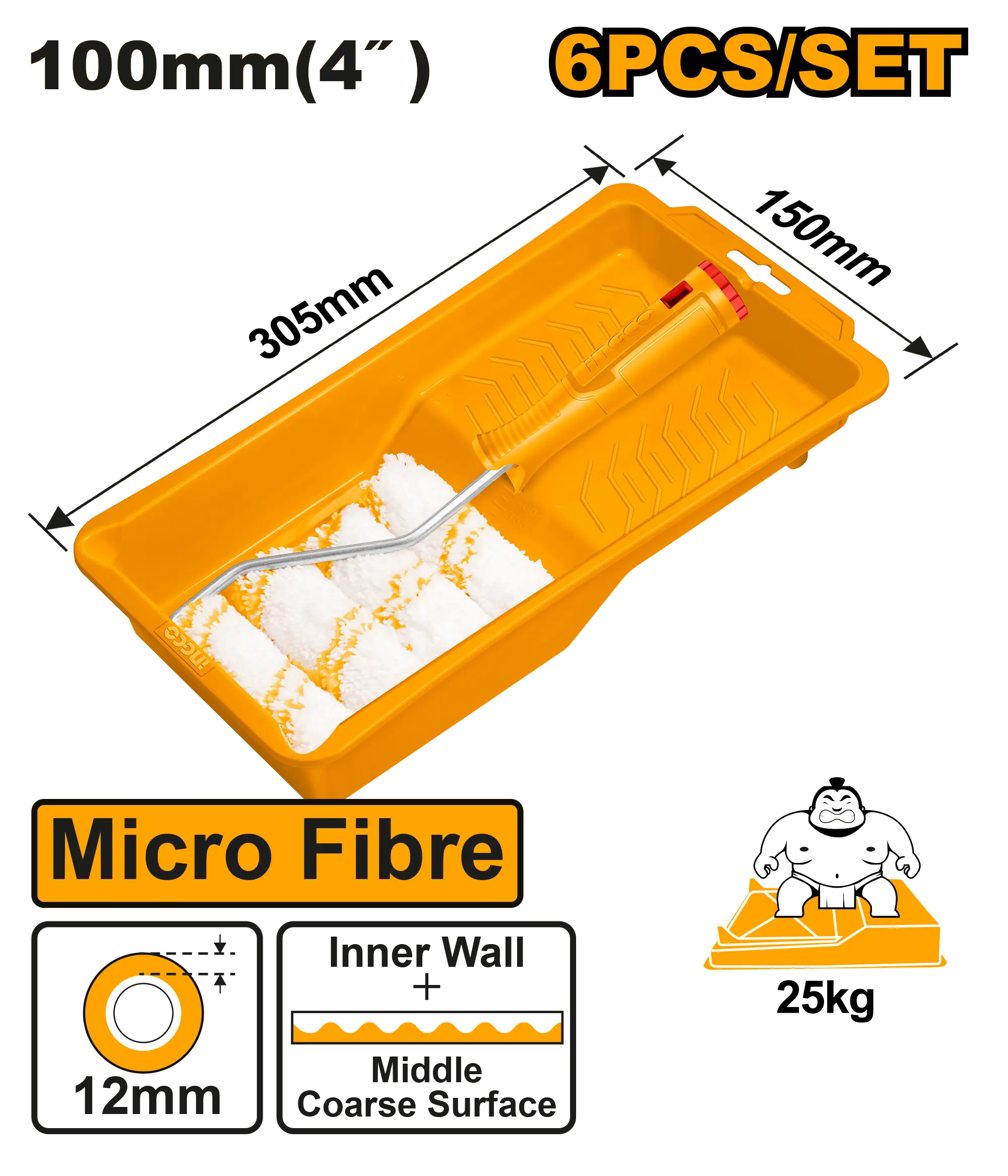 Scule  & Unelte - Trafalet 100mm cu Tava si 4 Rezerve