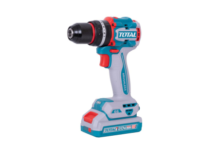 Trusa de Scule 165 Piese cu Masina de Gaurit si Insurubat cu Percutie 20V 66Nm, Acumulator 2.0Ah si Incarcator Total THKTHP11652E [5]