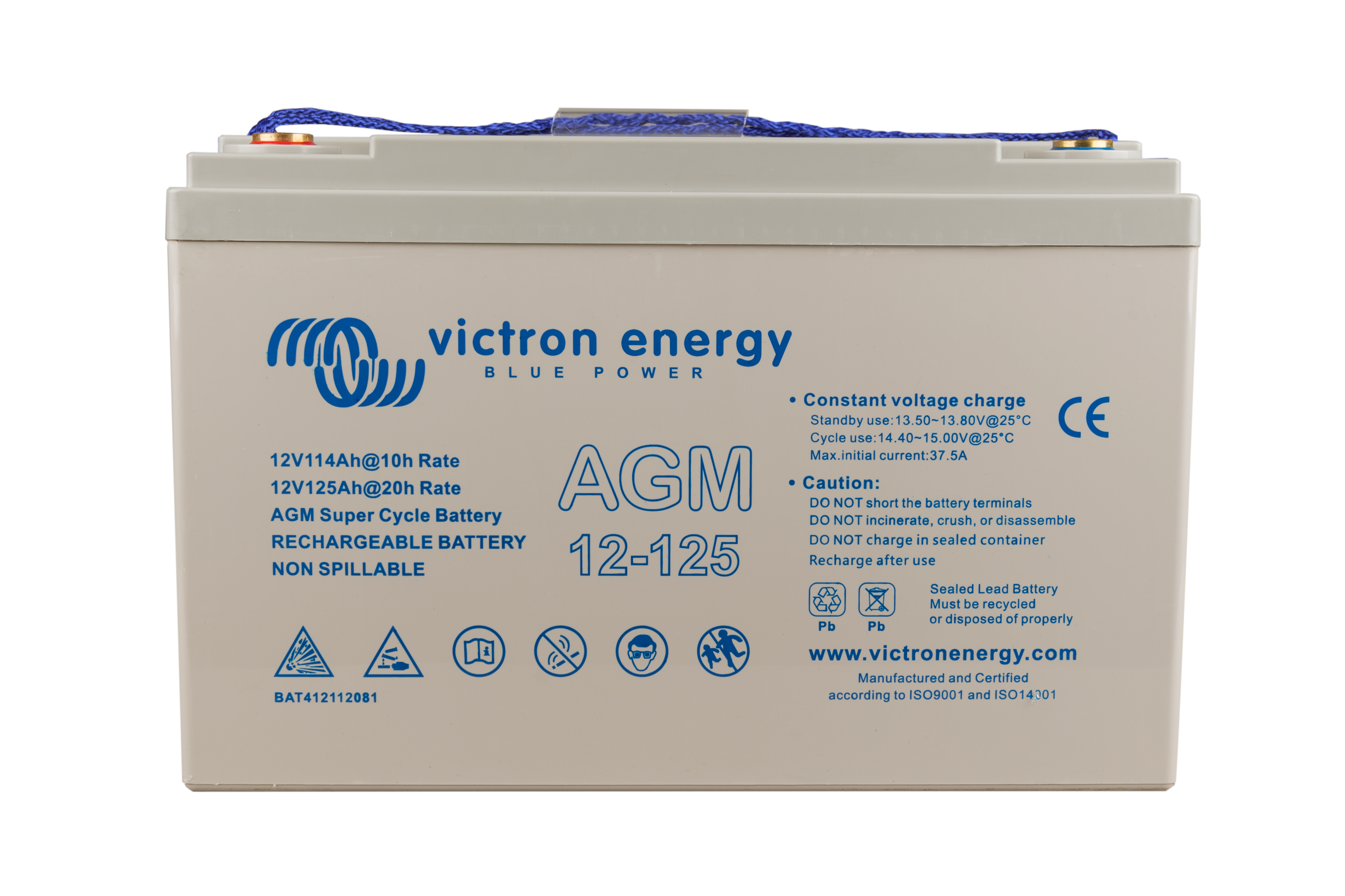 Baterii AGM/Gel - Baterie Victron AGM Super Cycle 12 V/125Ah M8