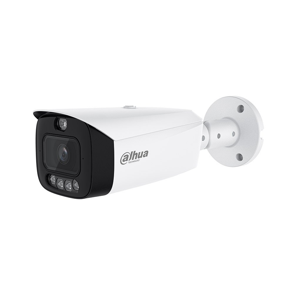 Camera supraveghere exterior IP Dahua WizColor TiOC PRO IPC-HFW3449T1-AS-PV-0280B-PRO, 4 MP, 2.8 mm, IR / Iumina alba 50 m, microfon si difuzor, slot card, alarma, IP67, PoE+ [1]