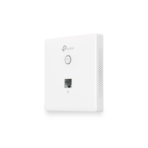 Rețelistică - Acces Point wireless TP-Link Omada EAP115-WALL, 2 porturi, 2.4 GHz, 300 Mbps, PoE
