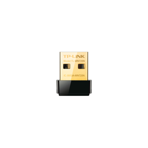 Rețelistică - Adaptor Nano USB WiFi TP-Link TL-WN725N, 150 Mbps, 2.4 Ghz, USB 2.0