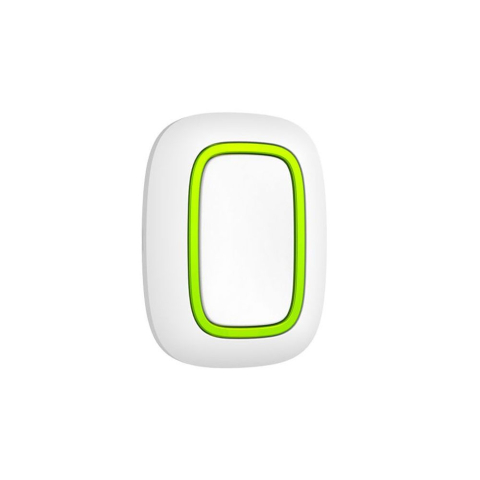 Accesorii sisteme de alarmă - Buton de panica wireless Ajax Button WH, 1 buton, mod control automatizare, 1300 m