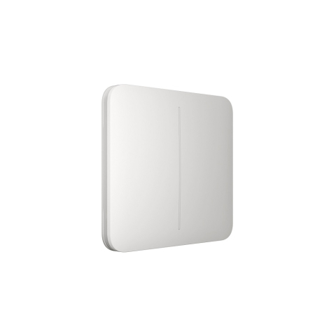 Smart Home - Buton pentru releu Ajax SOLOBUTTON (2-GANG) WHITE